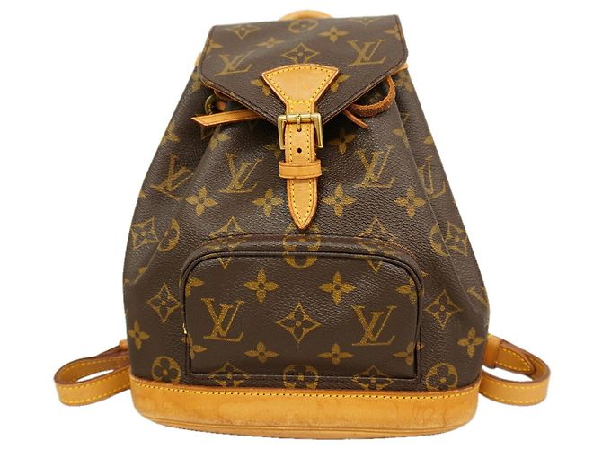 Louis Vuitton Monogram Mini Montsouris Backpack Brown