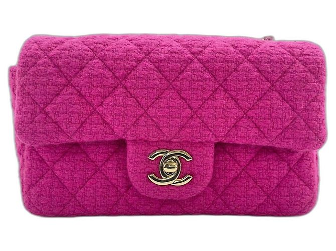 Borsa a tracolla Chanel Mini Matelassé Rosa