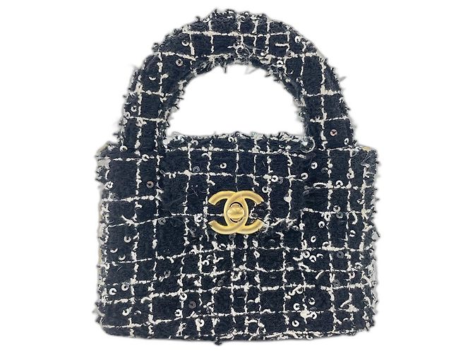 Bolsa de ombro Chanel preta Preto