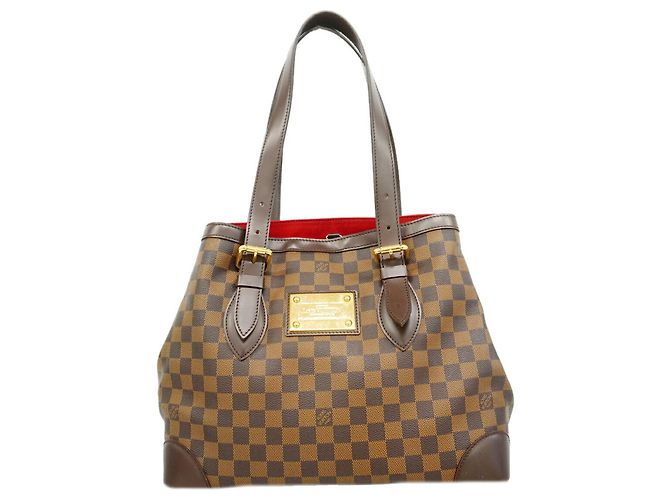 Borsa Tote Louis Vuitton Damier Hampstead MM N51204 Ebene Damier ebene