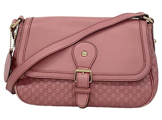Borsa a tracolla Gucci Pink Microguccissima Rosa