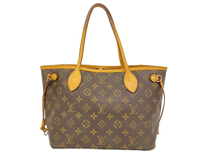 Louis Vuitton Monogram Neverfull PM Tote Bag Braun
