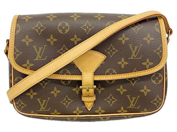 Borsa a tracolla Louis Vuitton Monogram Sologne Marrone