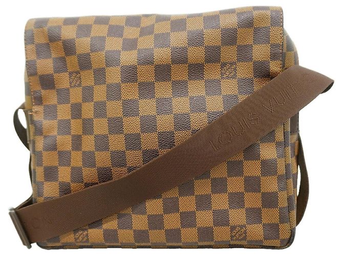 Borsa a tracolla Louis Vuitton Damier Naviglio N45255 Ebene Damier ebene