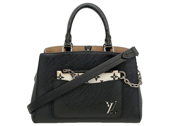 Borsa Louis Vuitton Epi Marel Tote BB Nero