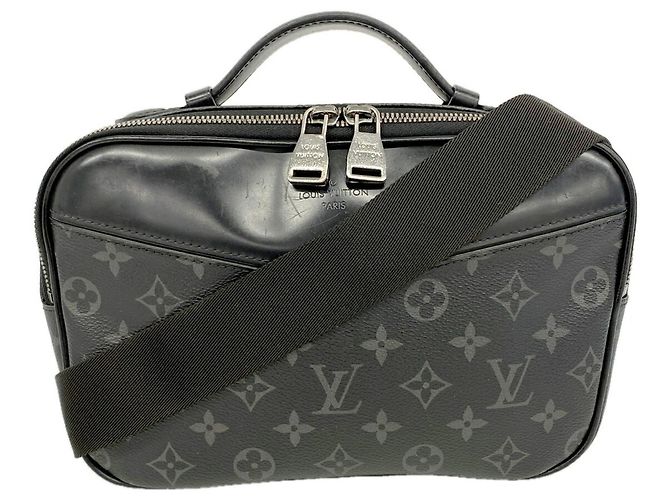 Bumbag Sac banane Louis Vuitton Monogram Eclipse Noir