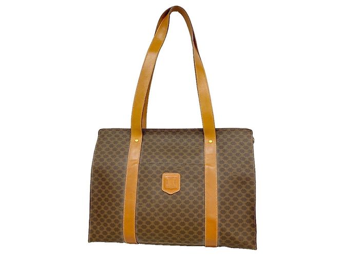 Céline Borsa Tote Celine Macadam Marrone