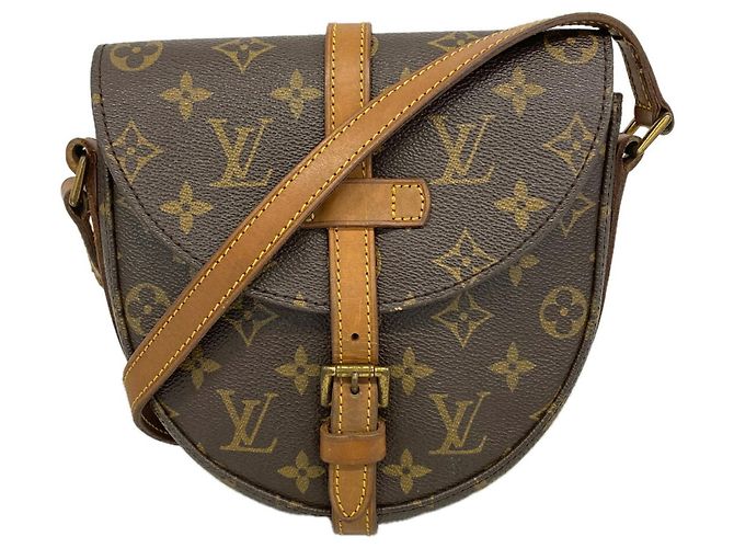 Borsa a tracolla Louis Vuitton Monogram Chantilly PM Marrone