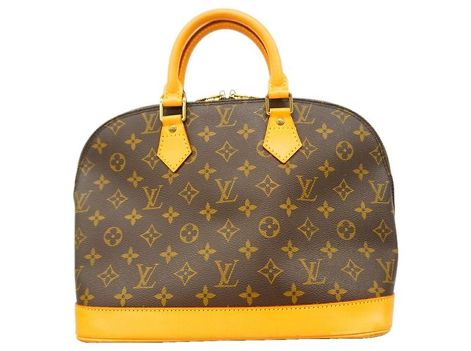Borsa Louis Vuitton Alma Monogram Marrone
