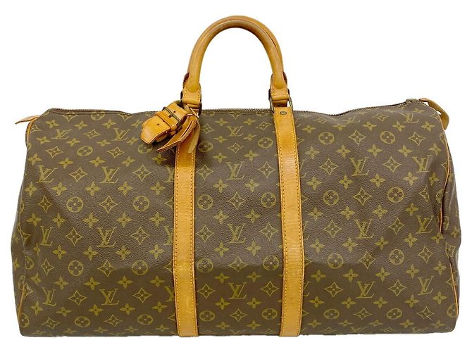 Louis Vuitton Boston Monogram Keepall 55 Marron
