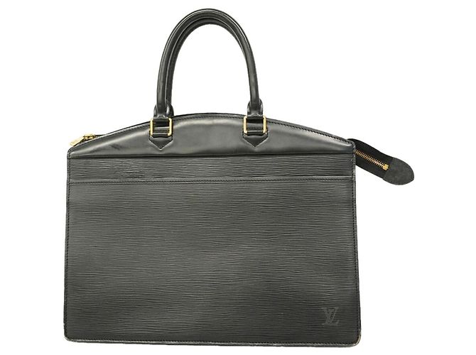 Louis Vuitton Epi Riviera Handbag Black
