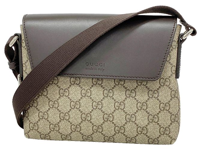 Bolso de hombro Gucci GG Supreme Brown Castaño
