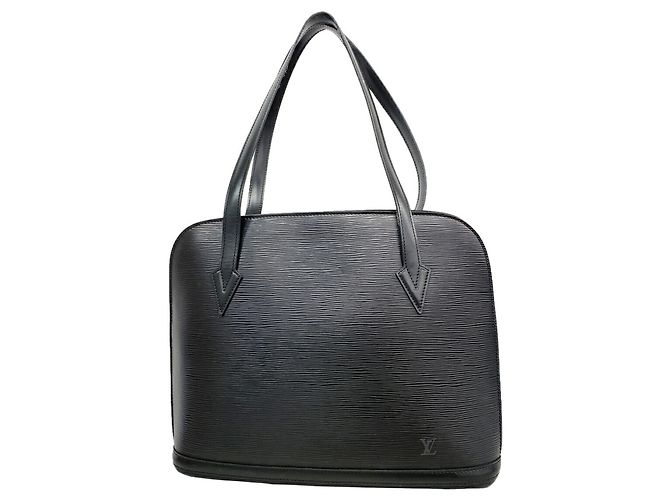 Borsa a tracolla Louis Vuitton Epi Lussac Nero