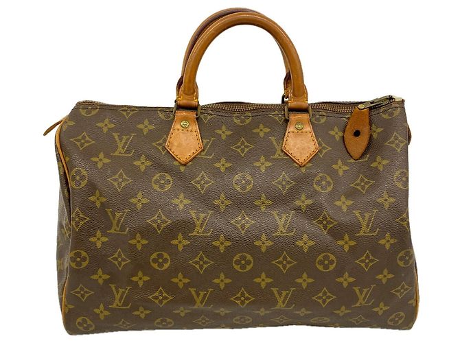 Bolsa Louis Vuitton Monogram Speedy 35 M41107 Marrom