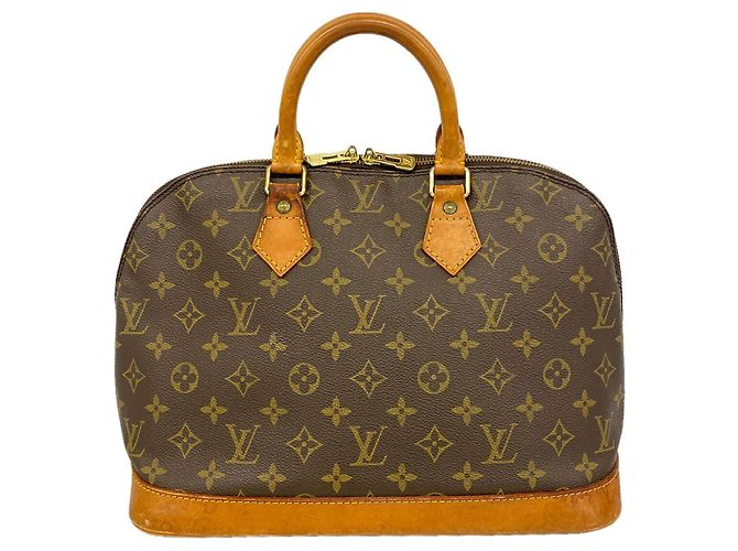 Borsa Louis Vuitton Alma Monogram Marrone