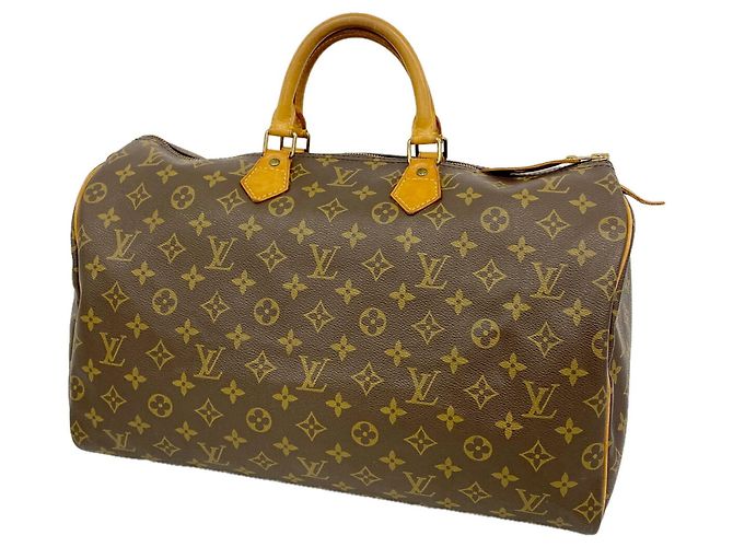 Louis Vuitton Monogram Speedy 40 Handtasche Braun