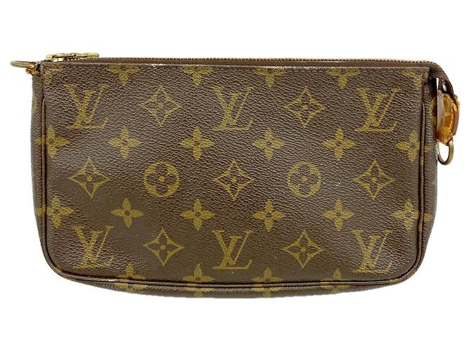 Louis Vuitton Monogram Pochette Accessoires Bag/Pouch M51980 Marrone