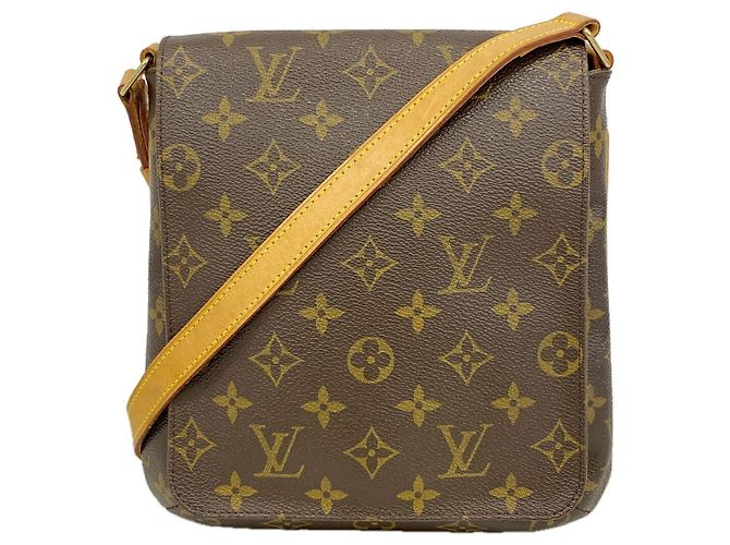 Borsa a tracolla Louis Vuitton Monogram Musette Salsa Marrone