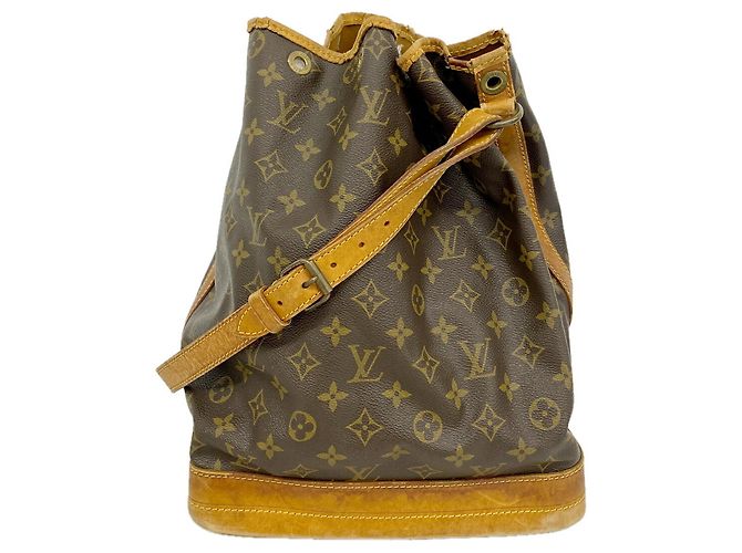 Borsa a tracolla Louis Vuitton Monogram Noe M42224 Marrone