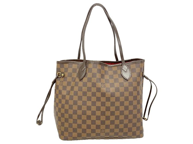Borsa Tote Louis Vuitton Damier Neverfull MM N51105 Ebene Damier ebene
