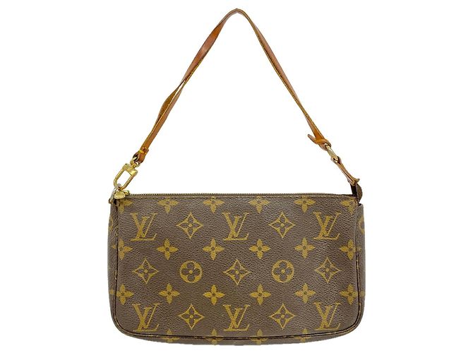 Louis Vuitton Monogram Pochette Accessoires Tasche Braun
