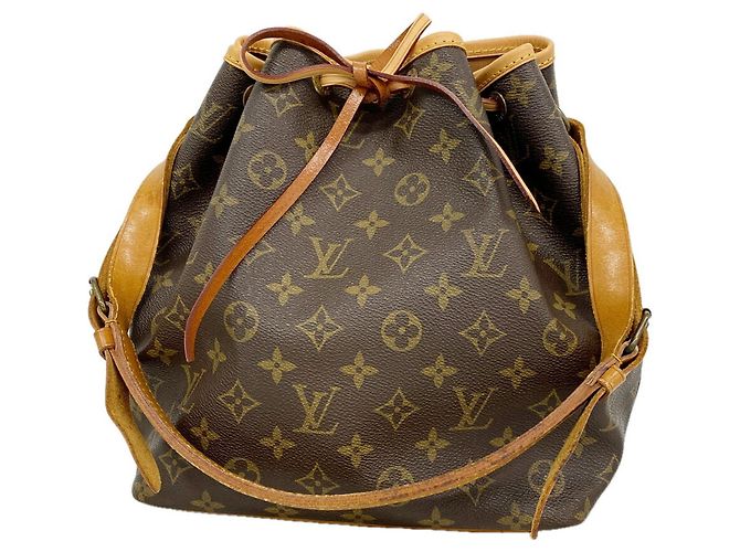 Noe Borsa a tracolla Louis Vuitton Monogram Petit Noé Marrone
