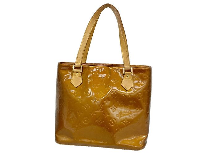 Borsa Tote Louis Vuitton Vernis Houston Bronzo