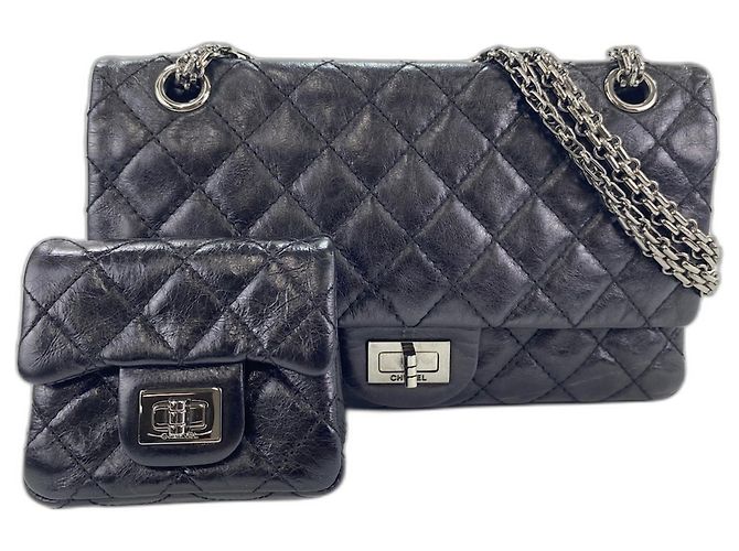 Borsa a tracolla Chanel Matelassé - Black Nero