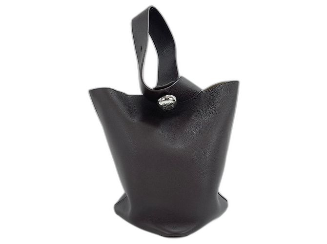 Borsa a tracolla Pebble Loewe Marrone