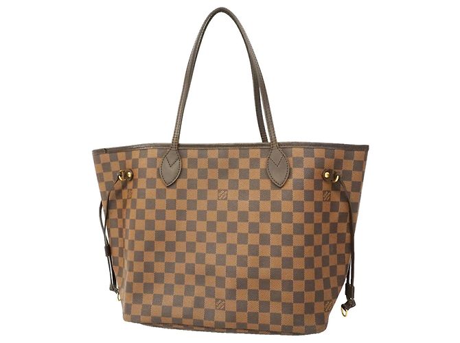 Saco Tote Louis Vuitton Damier Neverfull MM Damier ebene