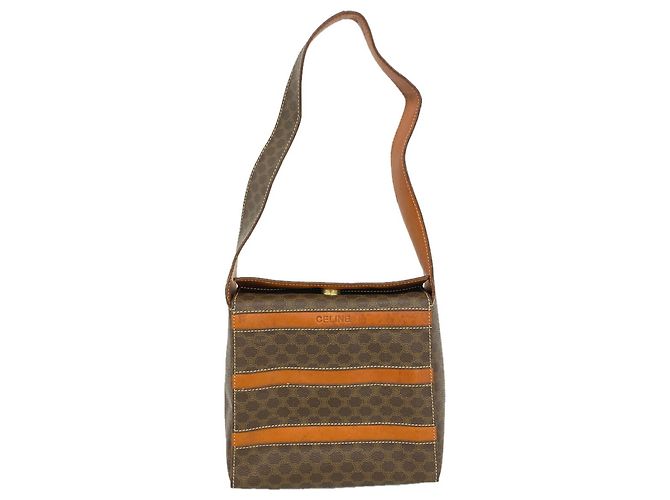 Céline Borsa a tracolla Celine Macadam Marrone