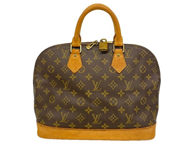 Borsa Louis Vuitton Alma Monogram Marrone