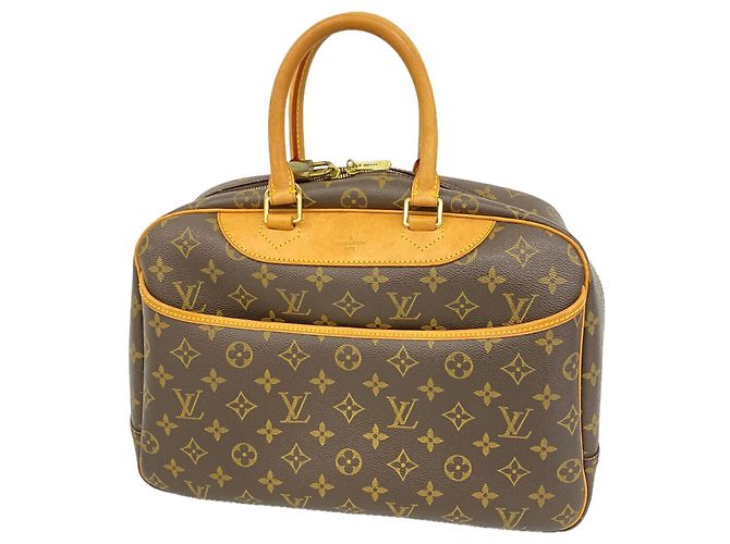 Louis Vuitton Monogram Deauville Handtasche Braun