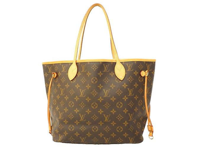 Borsa Tote Louis Vuitton Monogram Neverfull MM Marrone