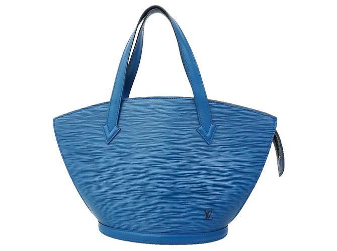 Sac à main Louis Vuitton Epi Saint Jacques Bleu