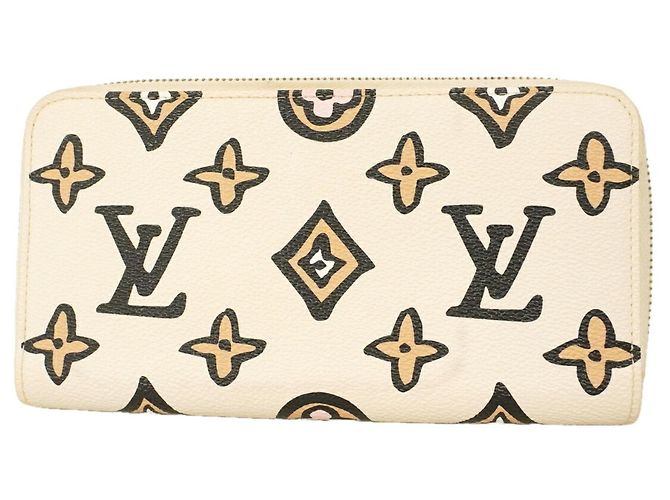 Portafoglio Zippy Louis Vuitton Monogram Wild at Heart Crudo