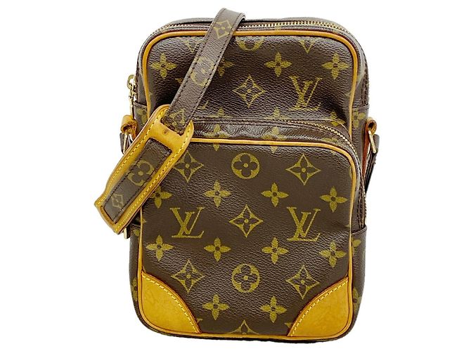Borsa a tracolla Louis Vuitton Monogram Amazon Marrone