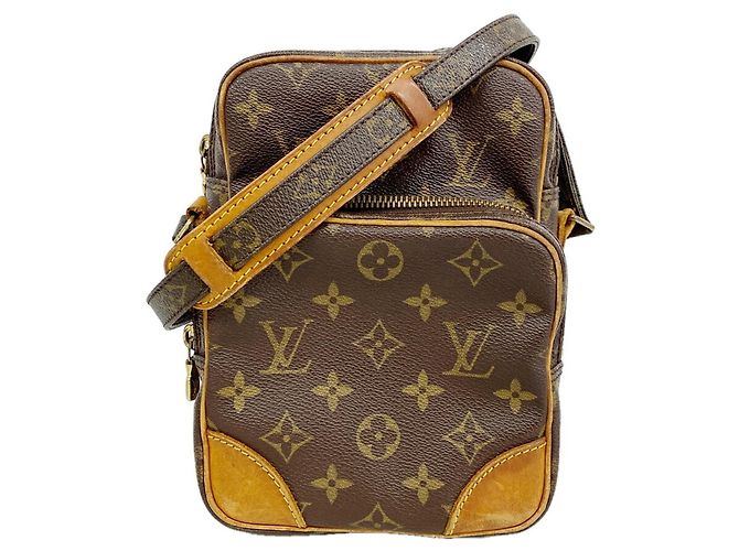 Sac à épaule Louis Vuitton Monogram Amazon Marron