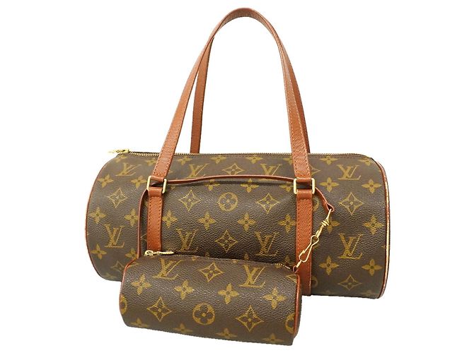 Borsa Louis Vuitton Monogram Papillon 30 Marrone