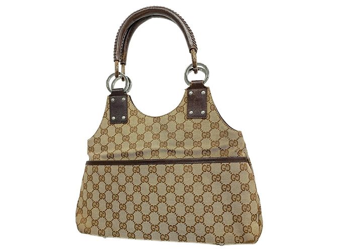 Gucci GG Canvas Handtasche Beige