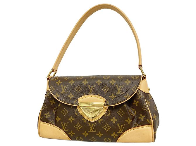 Bolsa de Ombro Louis Vuitton Monogram Beverly MM Marrom