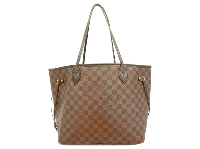 Borsa Tote Louis Vuitton Damier Neverfull MM Damier ebene