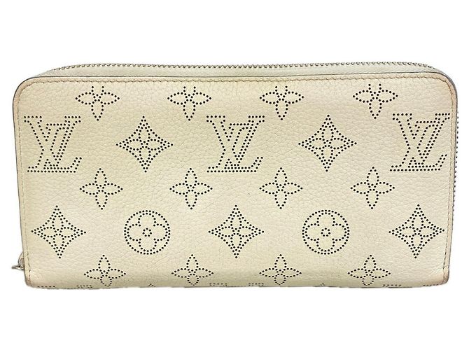 Cartera Zippy Louis Vuitton Mahina Blanco