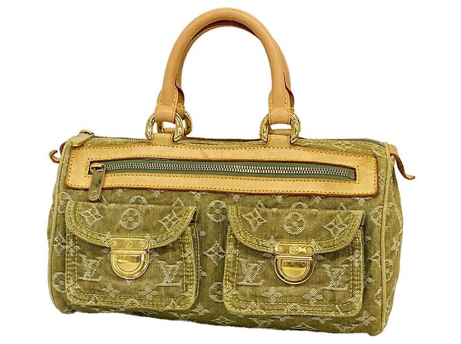 Bolsa Louis Vuitton Monogram Denim Neo Speedy Verde