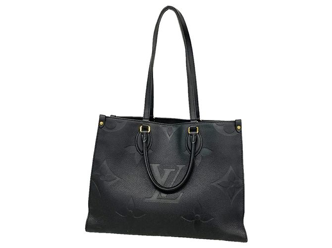 Borsa Tote Louis Vuitton Monogram Empreinte OnTheGo Nero