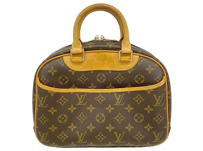 Borsa Louis Vuitton Monogram Trouville Marrone