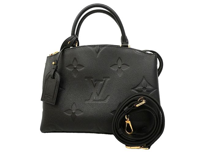 Borsa Louis Vuitton Monogram Empreinte Petit Palais Nero