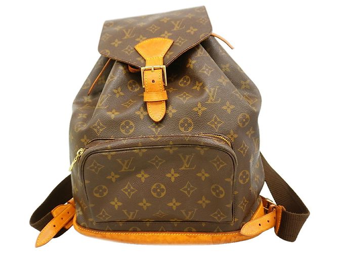Louis Vuitton Monogram Montsouris GM Backpack Brown