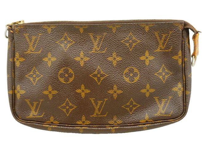 Bolsa Louis Vuitton Monogram Pochette Accessoires Marrom