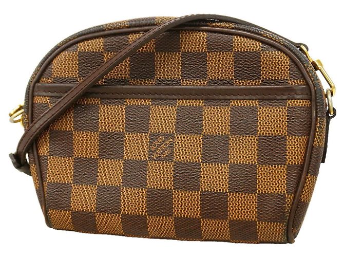 Borsa a tracolla Louis Vuitton Damier Pochette Ipanema Damier ebene